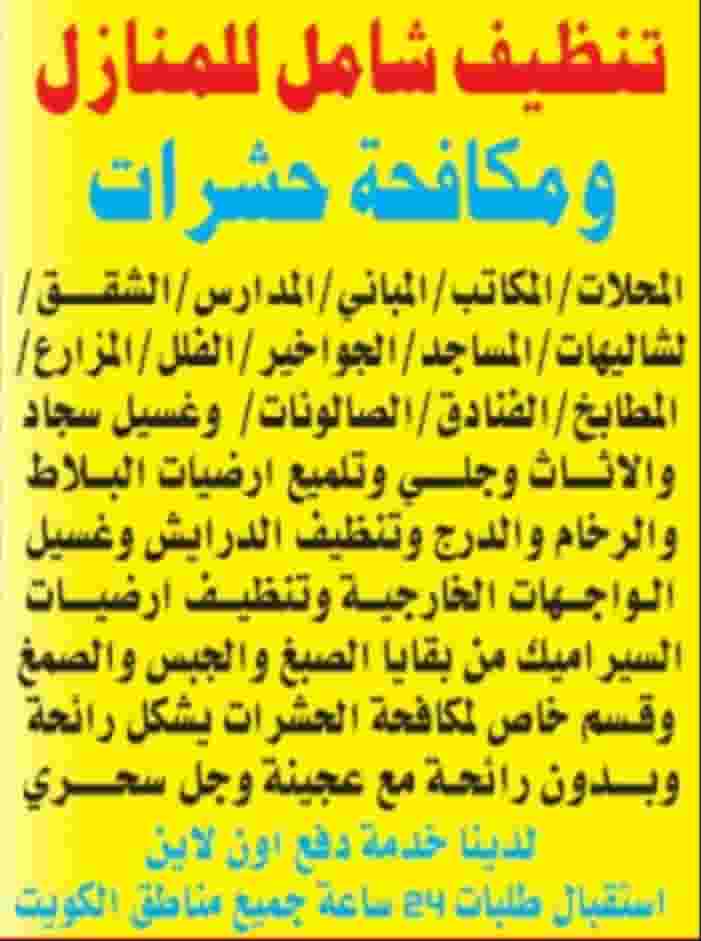 تنظيف شامل