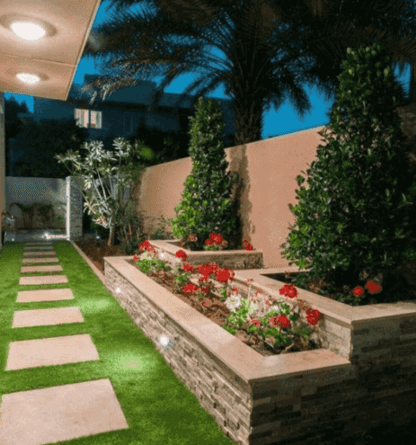 تنسيق وتصميم وزراعة الحدائق الداخلية والخارجية