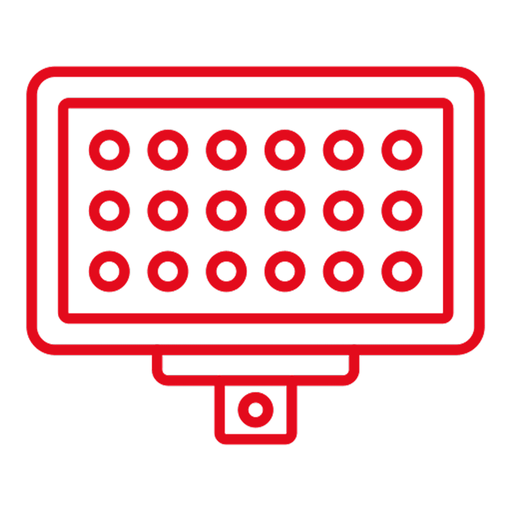 أضواء LED والليزر
